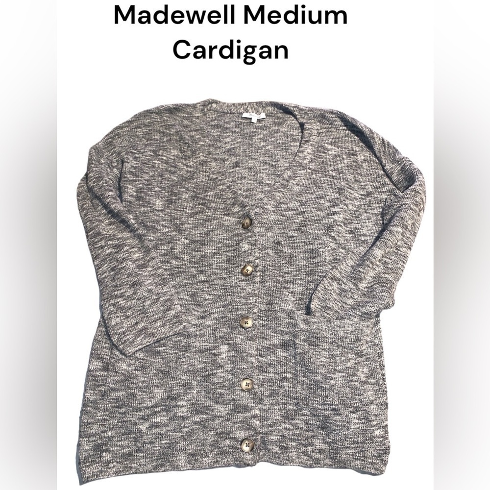 Madewell Gray Cardigan Sweater